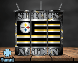 pittsburgh steelers logo nfl, football teams png, nfl tumbler wraps, png design by yumni store 41