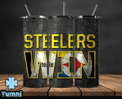 pittsburgh steelers logo nfl, football teams png, nfl tumbler wraps, png design by yumni store 44