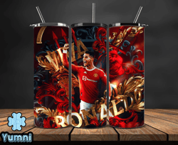 ronaldo tumbler wrap ,cristiano ronaldo tumbler design, ronaldo 20oz skinny tumbler wrap, design by yumni store 44