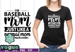 im baseball mom just like a normal mom design 46