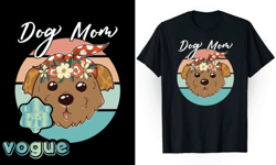 dog mom t shirt design 109