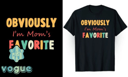 moms t-shirt obviously favorite design 113