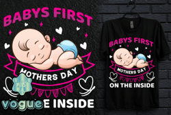 babys first mothers day on the inside design 206