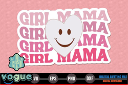 girl mama, mother day png, mother day png – mothers day sticker design design 223