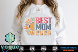 best mom ever – retro mothers day svg design 238