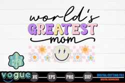 worlds greatest mom – retro mothers design 234