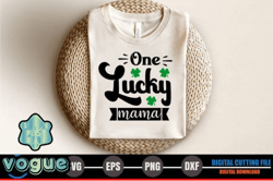 one lucky mama, mother day png, mother day png – st. patricks day svg design 297