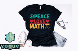 peace love math vintage math design design 242