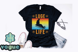 luge life   vintage design design 254