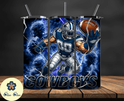 dallas cowboys tumbler wrap glow, nfl logo tumbler png, nfl design png by ciao ciao design-09