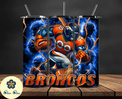 denver broncos tumbler wrap glow, nfl logo tumbler png, nfl design png by ciao ciao design-10