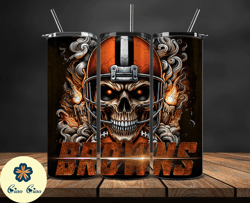 cleveland browns tumbler wrap, logo tumbler wraps, nfl football teams png, sport team tumbler, logo nfl tumbler by ciao