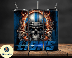 detroit lions tumbler wrap, logo tumbler wraps, nfl football teams png, sport team tumbler, logo nfl tumbler by ciao cia