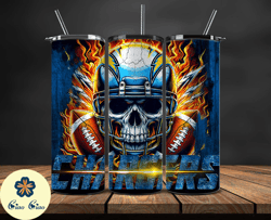 los angeles chargers tumbler wrap, logo tumbler wraps, nfl football teams png, sport team tumbler, logo nfl tumbler by c