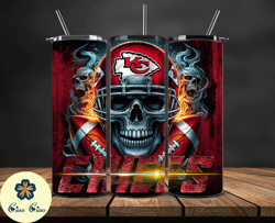 kansas city chiefs tumbler wrap, logo tumbler wraps, nfl football teams png, sport team tumbler, logo nfl tumbler by cia