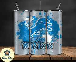 detroit lions logo nfl, football teams png, nfl tumbler wraps png, design by ciao ciao 10