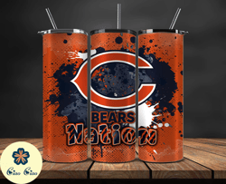 chicago bears logo nfl, football teams png, nfl tumbler wraps png, design by ciao ciao 14