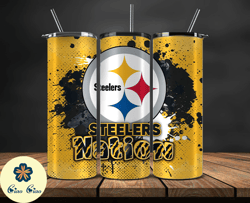 pittsburgh steelers logo nfl, football teams png, nfl tumbler wraps png, design by ciao ciao 17