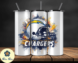 los angeles chargers logo nfl, football teams png, nfl tumbler wraps png, design by ciao ciao 35