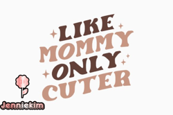 like mommy only retro mothers day svg design 315