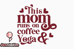 this mom runs on retro funny mom svg design 335