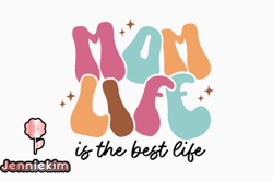 mom life is the best retro mothers day design 349