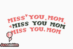 miss you mom retro mothers day design 355