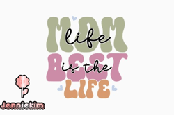 mom life is the best retro mothers day design 362