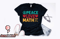 peace love math vintage math design design 239