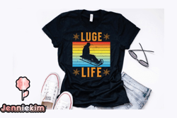 luge life   vintage design design 254