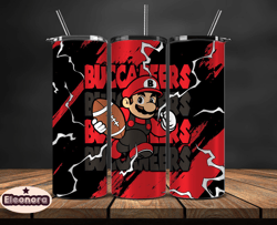 tampa bay buccaneers tumbler wrap, mario tumbler wrap, nfl logo png, tumbler designs, nfl football png by eleonora desig