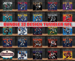 bundle 32 design nfl teams, nfl logo, tumbler design, design bundle football, nfl tumbler design, design by eleonora17