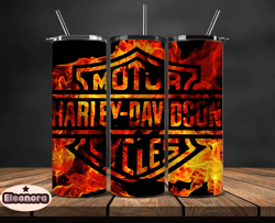 harley tumbler wrap,harley davidson png, harley davidson logo, design by eleonora 07