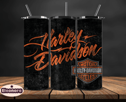 Harley Tumbler Wrap,Harley Davidson PNG, Harley Davidson Logo, Design by Eleonora 48