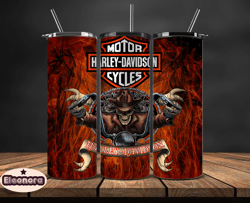 harley tumbler wrap,harley davidson png, harley davidson logo, design by eleonora 82