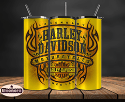 Harley Tumbler Wrap,Harley Davidson PNG, Harley Davidson Logo, Design by Eleonora 94
