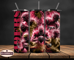 san francisco 49ers glow tumbler wraps, , nfl logo,, nfl sports, nfl design png, design by eleonora  01