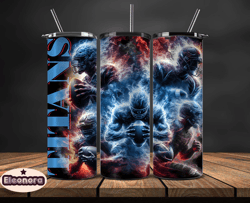 tennessee titans glow tumbler wraps, , nfl logo,, nfl sports, nfl design png, design by eleonora  30