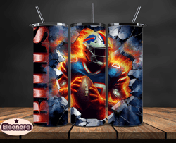 buffalo bills cracked holetumbler wraps, , nfl logo,, nfl sports, nfl design png, design by eleonora 04