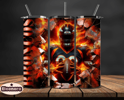 denver broncos cracked holetumbler wraps, , nfl logo,, nfl sports, nfl design png, design by eleonora 05