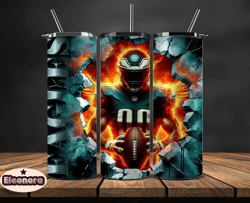 philadelphia eagles cracked holetumbler wraps, , nfl logo,, nfl sports, nfl design png, design by eleonora 15