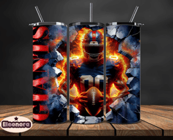 new york giants cracked holetumbler wraps, , nfl logo,, nfl sports, nfl design png, design by eleonora 17