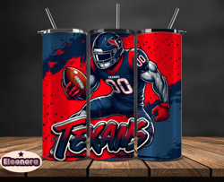 houston texans tumbler wrap, nfl teams,nfl logo football, logo tumbler png, design by eleonora 13