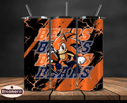 chicago bears tumbler wrap, sonic tumbler wraps,  nfl logo tumbler,nfl teams, nfl sports design, design by eleonora 02