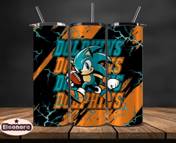 miami dolphins tumbler wrap, sonic tumbler wraps,  nfl logo tumbler,nfl teams, nfl sports design, design by eleonora 14