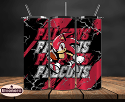 atlanta falcons tumbler wrap, sonic tumbler wraps,  nfl logo tumbler,nfl teams, nfl sports design, design by eleonora 16