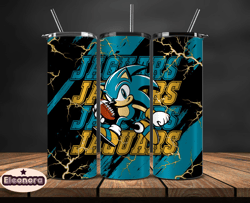 jacksonville jaguars tumbler wrap, sonic tumbler wraps,  nfl logo tumbler,nfl teams, nfl sports design, design by eleono