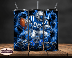 indianapolis colts tumbler wrap glow, nfl logo tumbler png, nfl design png, design by eleonora 14