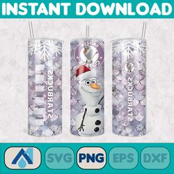 cartoon tumbler, starbucks tumbler 20oz skinny sublimation, cute digital design, png instant download (1)