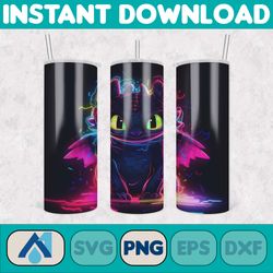 3d all styles cartoon 20oz skinny tumbler design, 3d floral movie tumbler, cartoon tumbler design png (56)